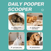Mousse nettoyante pour animaux de compagnie à brosse rigide intégrée, sans rinçage, non parfumée, détachant et désodorisant pour lits d'animaux, fourniture de toilettage pour animaux domestiques