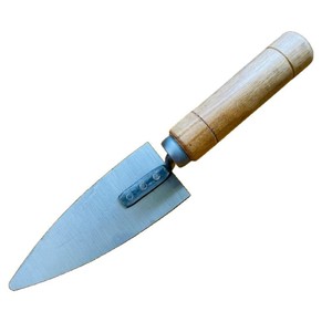 Mini-truelle pointue de 13,5 cm avec lame en acier à haute teneur en carbone pour travaux de ciment, plâtre et carrelage - Product Image 3