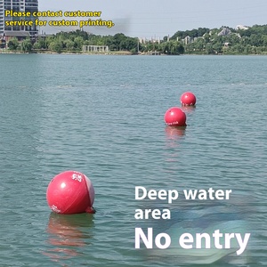 Bouée de signalisation flottante en plastique ABS, à quatre oreilles, creuse, circulaire, diamètre 360 mm, noire, <span class=keywords><strong>pour</strong></span> installations aquatiques et fournitures marines - Product Image 6