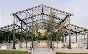 Nhà Máy Đúc Sẵn Xây Dựng Kết Cấu Thép Thiết Kế Sử Dụng Kim Loại Các Tòa Nhà Cho Bán Đám Cưới Cấu Trúc Hội Trường Y3141 - Product Image 6