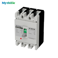 Disjoncteur MCCB DC MythEle MXM1-250 200A 250A 750V Interrupteur principal pour boîte de combinateur photovoltaïque