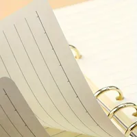 Libreta de Negocios Personalizada A5 de Cuero/PU, con Cierre Magnético Triple, Páginas Rayadas, Hojas Sueltas, Encuadernación Cosida, Regalo para Reuniones