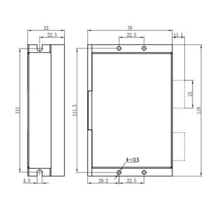 YAKOTEC SSD2505M hybride driver |   24-50VDC |   2,<span class=keywords><strong>3</strong></span>-5,6A |   200 kHz |   IP54 |   Driver voor stappenmotoren - Product Image 4