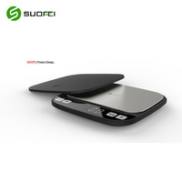 Balance de poche numérique SF830 3kg 0.01g/0.1g avec fonction de comptage, couvercle de protection rabattable, plateau en acier inoxydable, mini-balance pour bijoux OEM