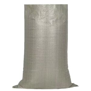 Sac en plastique tissé Lingsu gris, simple couche, 38-68 g/m², pour emballage de construction et logistique - Product Image 1