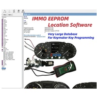 Logiciel de base de données IMMO Off pour la programmation de clés, affichant la position EEPROM et les données du transpondeur originales autorisées pour la création de clés.