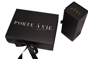 Caja de regalo magnética de alta gama personalizada, caja rígida plegable para el cuidado de la piel y accesorios de moda - Product Image 2