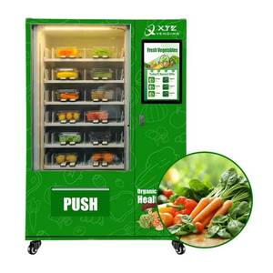Distributeur automatique réfrigéré intelligent avec écran tactile 21,5 pouces, gestion cloud, SDK et paiement multi-mode pour boissons et aliments frais - Product Image 1