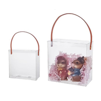 Boîte Cadeau Pliante Transparente de Luxe en Plastique PET PVC pour Mariage, Fête, Anniversaire, Cadeau ou Jouet