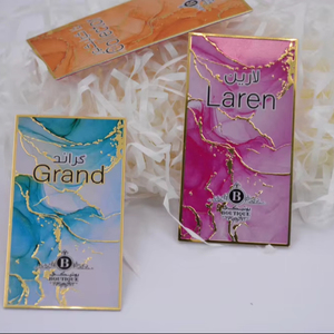 Entrega rápida Tubo de lápiz labial cuadrado Envase cosmético Etiquetas de perfume de calidad superior Pegatinas de logotipo 3D personalizadas CN;GUA - Product Image 1