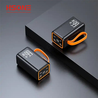 Batterie externe portable ultra-mince 50000 mAh la plus populaire avec affichage numérique noir, charge rapide sans fil 20W Type-C Micro USB PD pour ordinateur portable