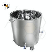 Machine à fondre la cire d'abeille à contrôle de température automatique 6 kW 220 V, réservoir de chauffage et d'éclosion du miel en acier inoxydable 150 L