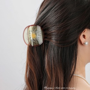 Large Cute Fruit Hair <b>Clamp</b> Plastic Acrylic Lemon Watermelon Strawberry 6.3cm Valentine's Day European American Hair Claw - Product Image 2