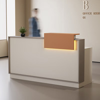 Comptoir de caisse, bureau d'accueil, table pour magasin de vêtements, salon de beauté, petit bar, supermarché, bois massif, écologique, minimaliste, moderne