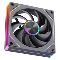 Ventilateur de boîtier d'ordinateur SNOWMAN 120 mm ARGB PWM avec roulement fluide, interface 3 broches/4 broches, durée de vie longue de 40 000 heures, refroidissement pour jeux sur PC