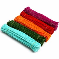 Tiges de chenille torsadées à paillettes, matériaux DIY faits main, fil de fer moelleux, haute qualité, polyvalentes, pour le Nouvel An