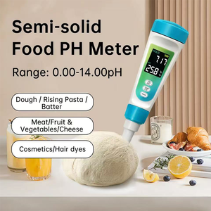 <span class=keywords><strong>Testeur</strong></span> numérique 2-en-1 de pH et de température des aliments, plage 0-14, pour fruits, pâte, fromage, crème, lait, riz à sushi, viande, huiles, cosmétiques - Product Image 2