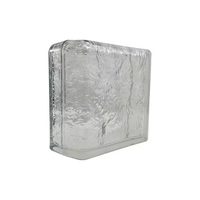 Bloc de verre dépoli ultra-transparent résistant aux chocs, ignifuge, pour mur-rideau et salle de bain