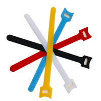 Kit de gestion de câbles auto-adhésif en forme de T, 50 pièces, 12*150 mm, couleurs mélangées, qualité supérieure, écologique, 2025