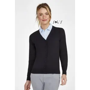 Golden women's <b>cardigan</b> personalized merchandising - Product Image 2