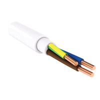 Câble électrique VGV BVV pour maison, fil électrique 3x1.5, 2, 4, 6, 10, 25, 400 mm, âme en cuivre, PVC pur, 300/500