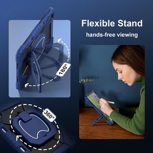 Los Más Vendidos a Prueba de Golpes 360 ° Funda Flexible para Tablet con Ranura para Lápiz para <span class=keywords><strong>iPad</strong></span> Air 13 2026 M4/Air 11 2026 M4/<span class=keywords><strong>iPad</strong></span> 2026 12.ª Generación - Product Image 5