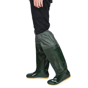 Chaussures aquatiques à <span class=keywords><strong>lacets</strong></span> hautes jusqu'au genou pour la pêche, bottes imperméables antidérapantes, semelle souple confortable, durables, nouvelles bottes pour la plantation de riz - Product Image 3