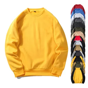 Felpa Girocollo <span class=keywords><strong>da</strong></span> <span class=keywords><strong>Uomo</strong></span> Personalizzabile con Logo OEM, Produttore di <span class=keywords><strong>Felpe</strong></span> <span class=keywords><strong>Sportive</strong></span> Semplici Oversize con Maniche Raglan in Maglia - Product Image 1