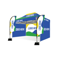 Logo personnalisé 10x15ft Publicité Logo Extérieur Pliant Exposition Événement Auvent Chapiteau Gazebos Auvent Pop up Salon Tente