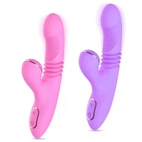 Teleskopischer Wärmesaugender Rabbit-Vibrator für Frauen Klitoris- und G-Punkt-Stimulation 7-Gang-Vibration IPX7 Wasserdicht Umweltfreundlich