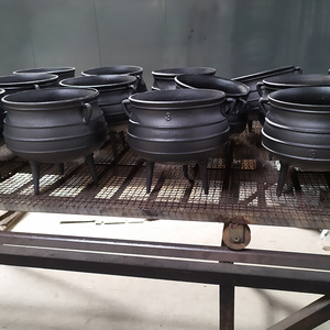 1/4 extra <strong>Large</strong> and Small South Africa 3 Leg Cast Iron Pot <strong>Cauldron</strong> With Legs - Product Image 5