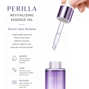 Coffret soin visage anti-âge 5 pièces Polypeptide Perilla : crème, sérum, tonique, nettoyant, hydratant OEM - Product Image 4