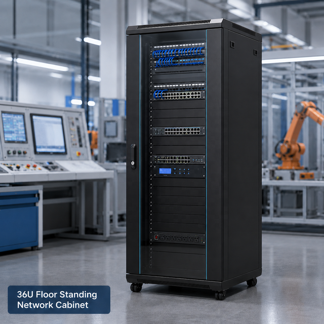 CE Approved Server Rack 36U Indoor Metal Network Cabinets Data Center Server Rack