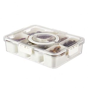 Boîte de rangement pour épices et condiments en plastique à 4 et 8 compartiments, design personnalisé, nouveau modèle, pour la cuisine - Product Image 3