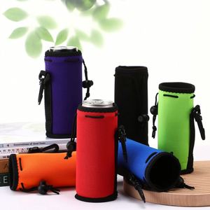 Housses personnalisées en néoprène antidérapantes pour bouteilles et canettes de 16-17 oz – Supports isothermes – Cadeaux promotionnels - Product Image 1