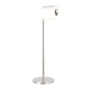 High Quality Stainless Steel Free Standing Bathroom <strong>Toilet</strong> <strong>Paper</strong> Roll <strong>Holder</strong> <strong>Stand</strong> - Product Image 3