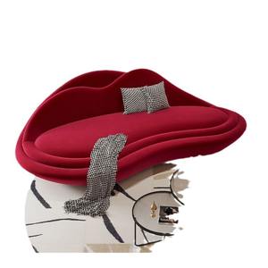 Juego de Sala Modular con Patrón Artístico en Tela Flocada para Adultos - Product Image 5