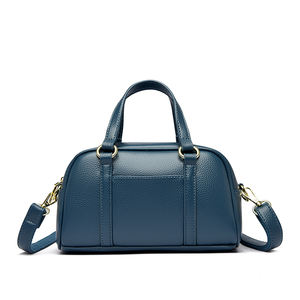 Bolso de Mano de PU con Diseño Geométrico de Alta Calidad, Detalle de Remaches, Estilo Vintage Boston para Mujer, con Forro de Poliéster, Diseño Antirrobo y Duradero - Product Image 5