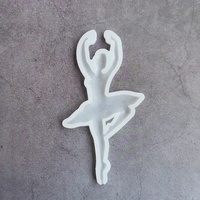 DIY Sucette Silicone Moule Chocolat Bonbons Gâteau Moules Anniversaire Gâteau Décoration Outil Cuisson Danse Latine Fille