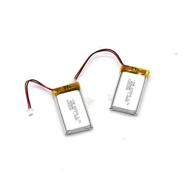 Original 3.7v 400mah Lithium Polymer Battery 602035 Pouch Li-ion Rechargeable Batteries for Sensors Equipment