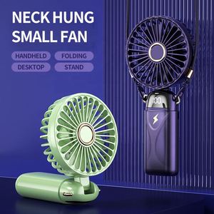 2026 New Arrivals <b>Usb</b> Rechargeable Portable Pocket <b>Mini</b> Small Stand Table With Phone Holder Outdoor Handheld or Neck <b>Fan</b> - Product Image 2