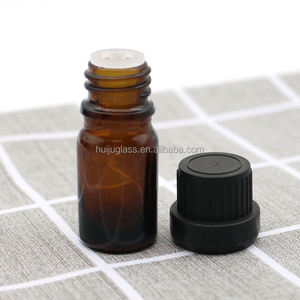 Bouteille en verre ambré de 5ml 10ml avec <span class=keywords><strong>goutteur</strong></span> pour huile essentielle - Product Image 2
