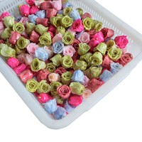 Lem Resin Epoksi Asli Mawar Abadi DIY Kit Anting Gelang Kepala Bunga Kering Asli Perhiasan Gaya Mori Ultra-Girly Eyelet