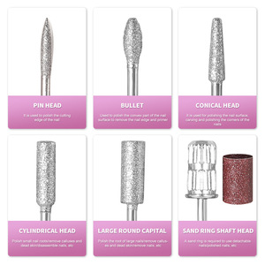 Profesyonel Yüksek Kaliteli Taşınabilir 45000 RPM Elektrikli Tırnak Matkap Makinesi ABS + Metal Tırnak Parlatıcı AB Tak 100-240 V - Product Image 5