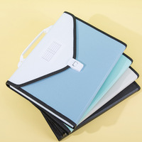 Carpeta de Archivos Expandible Tipo Acordeón, Organizador de Documentos A4, Carpeta con 13 Compartimentos