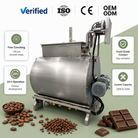 Machine à concher le chocolat pour améliorer la saveur, éliminer les impuretés, augmenter la finesse et la brillance de la masse chocolatée, corps en acier inoxydable SS304