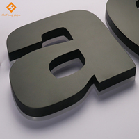 Lettres 3D rétroéclairées par LED, peinture bicolore personnalisée en usine, logo mural pour concessionnaire automobile, enseigne de salle d'exposition automobile