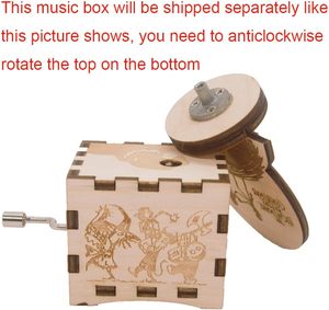 Caja de Música de Manivela con Canción de Halloween, Caja de Música Personalizable con Manivela, Regalo Personalizado - Product Image 5