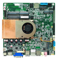 Carte mère QM9H 5G intégrée 9e génération Mini Cpu Core I7 Bga1528 carte mère Win11Pro DDR4 mémoire 64 Go pour kiosque d'affichage