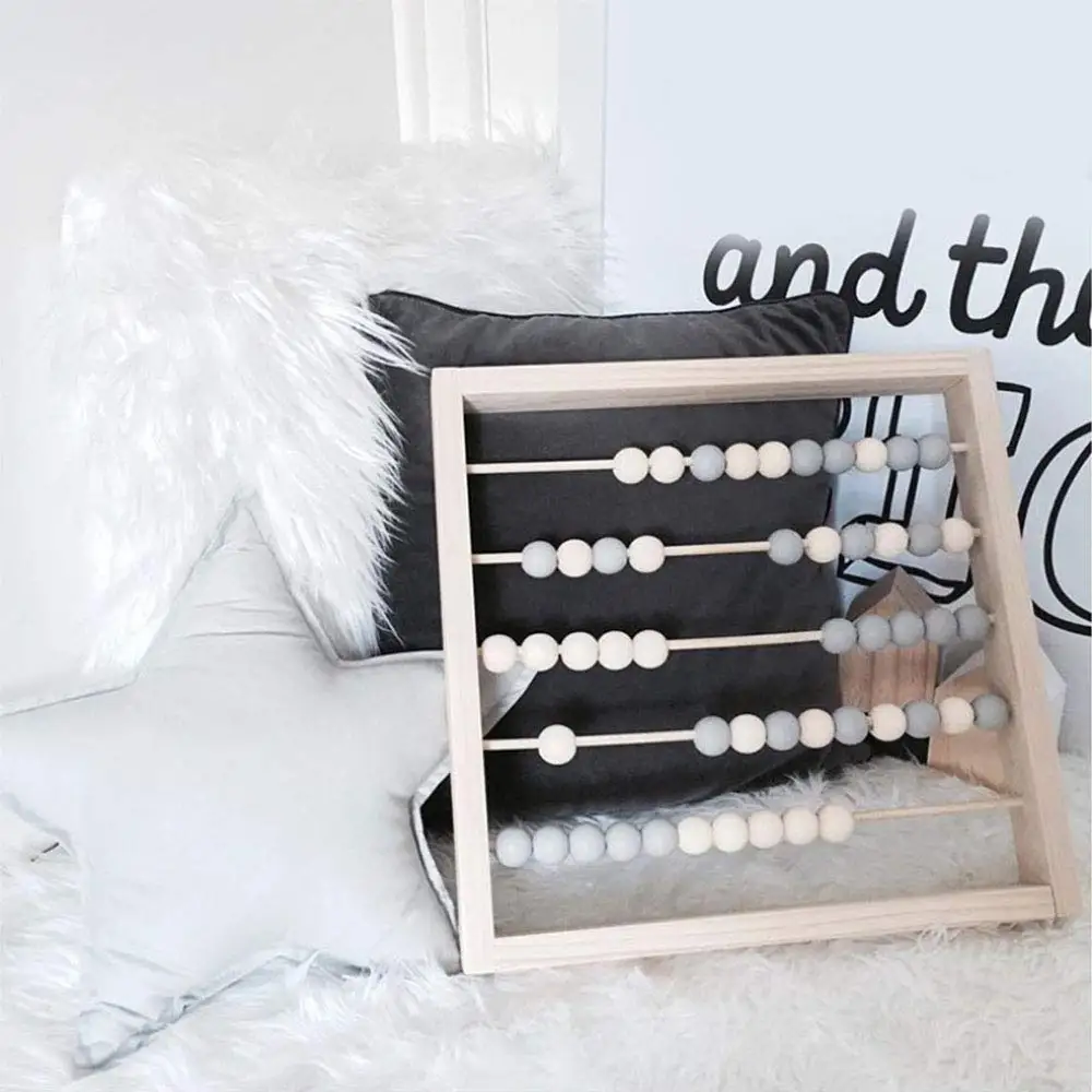 Детский подсчет цифр Математика Обучение деревянные игрушки шарики игра УЧИТЕЛЬ Abacus